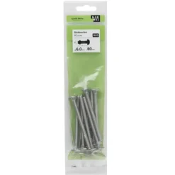 KARWEI slotbout rvs 6x80 mm (10 stuks)