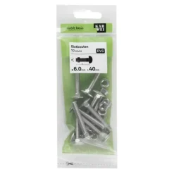 KARWEI slotbout rvs 6x40 mm (10 stuks)