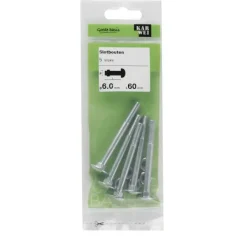 KARWEI slotbout verzinkt 6x60 mm (5 stuks)