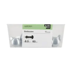 KARWEI slotbout verzinkt 8x60 mm 1(5 stuks)