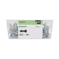 KARWEI slotbout verzinkt 6x40 mm (50 stuks)
