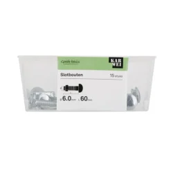 KARWEI slotbout verzinkt 6x60 mm (15 stuks)