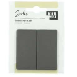 KARWEI Solis serieschakelaar antraciet