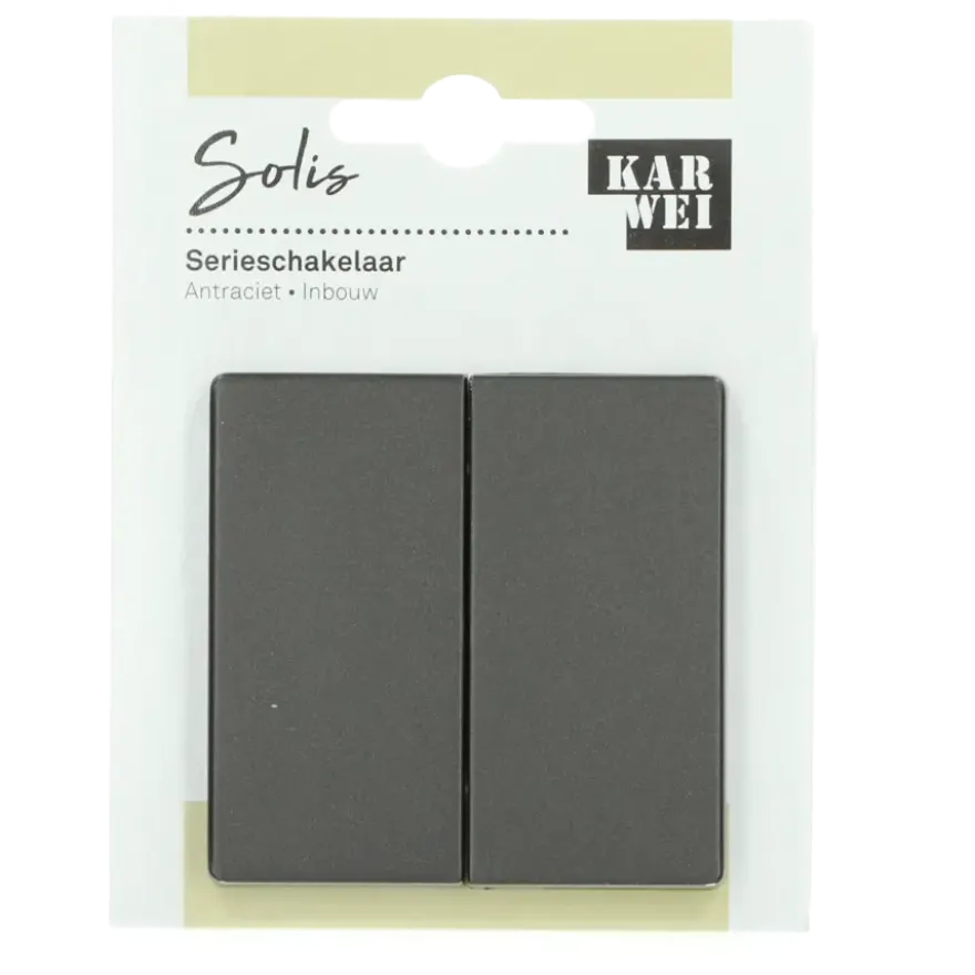 KARWEI Solis serieschakelaar antraciet