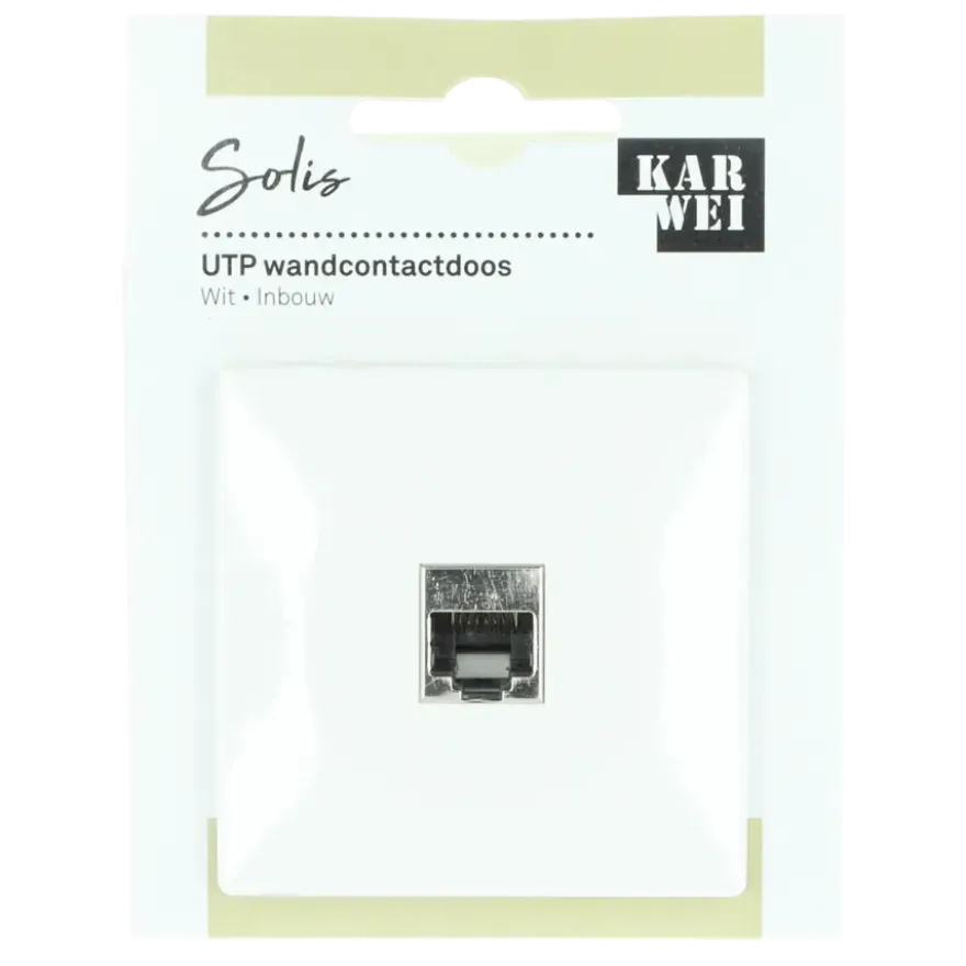 KARWEI Solis Wandcontactdoos UTP Wit