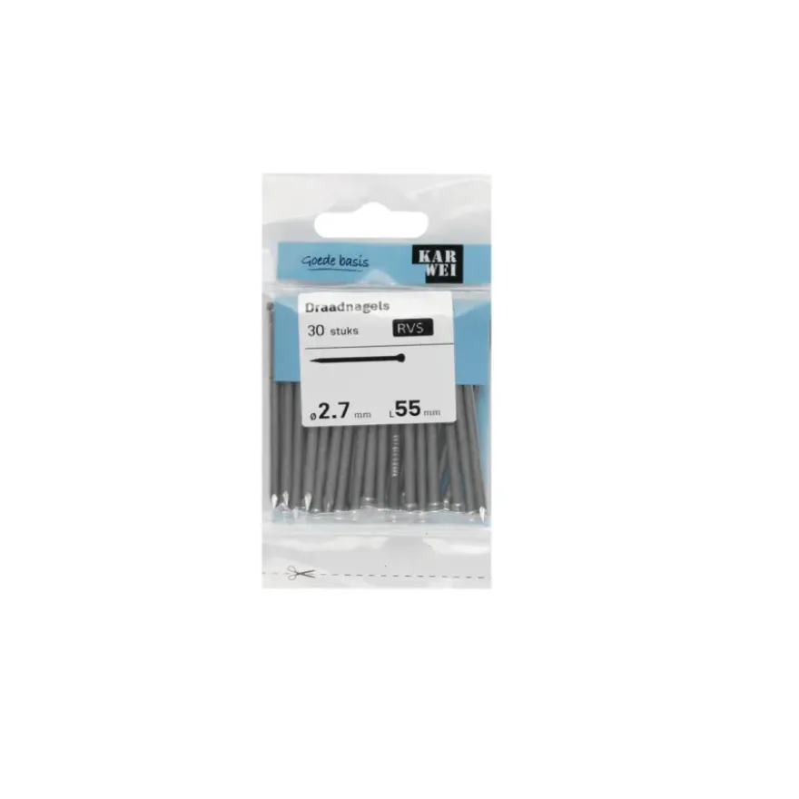 KARWEI spijker rvs 2,7x55 mm (30 stuks)