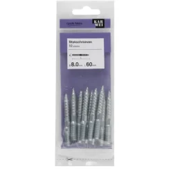 KARWEI stokschroef 8x60 mm (10 stuks)