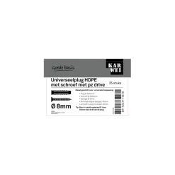 KARWEI uni-plug 8x40mm + uni 5x60mm 25ST