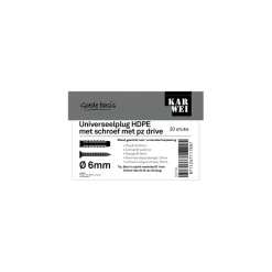 KARWEI uni-plug 6x30mm + uni 4x45mm 20ST