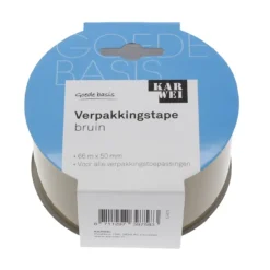 KARWEI verpakkingstape 66mx38mm bruin