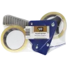 KARWEI verpakkingstape transparant 48 mm x 50 m (2 rollen) met dispenser