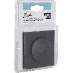 KARWEI Zenith centraalplaat dimmer mat zwart