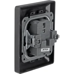 KARWEI Zenith Dubbel Stopcontact Mat Zwart