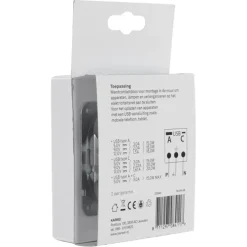 KARWEI Zenith Dubbel Stopcontact Geaard met USB A+C Wit