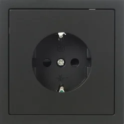 KARWEI Zenith wandcontactdoos mat zwart