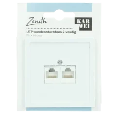 KARWEI Zenith Wandcontactdoos UTP Wit
