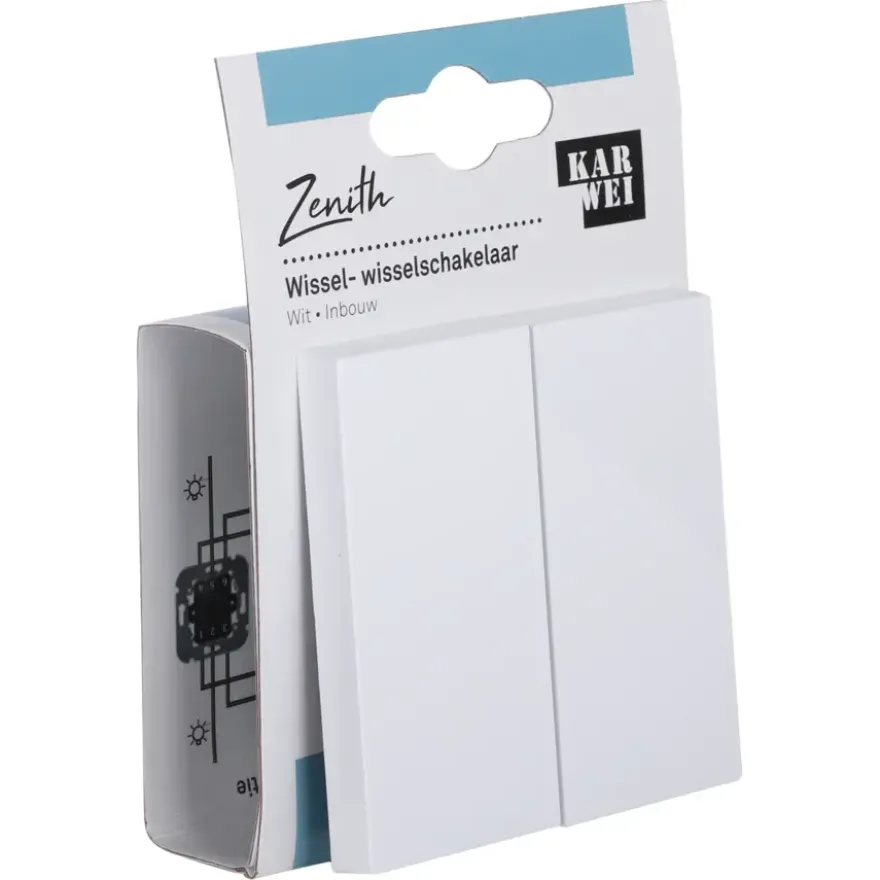KARWEI Zenith wissel-wisselschakelaar wit