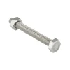 KARWEI zeskantbout voldraad rvs M8x45 mm 8 stuks