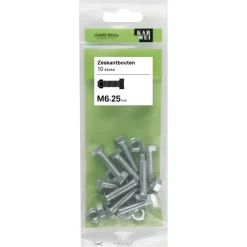 KARWEI zeskantbout voldraad M6x25 mm 10 stuks