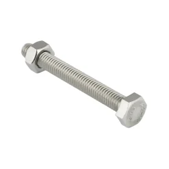 KARWEI zeskantbout voldraad rvs M8x20 mm 8 stuks