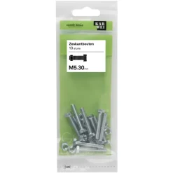 KARWEI zeskantbout voldraad M5x30 mm 10 stuks