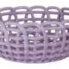 Keramieken mand lila 23x23x10,3cm