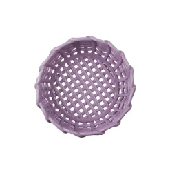 Keramieken mand lila 23x23x10,3cm