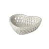 Keramieken schaal wit 16x16x16cm