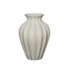 Keramieken vaas creme 25,4x25,4x38cm