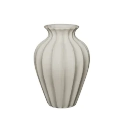 Keramieken vaas creme 25,4x25,4x38cm