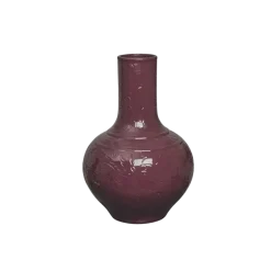 Keramieken vaas paars 31x31x54cm