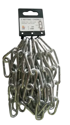 Ketting gesmeed korte schakel 2 meter