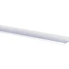 Keukenplintprofiel kunststof 9.5x20mm transparant lengte 260cm