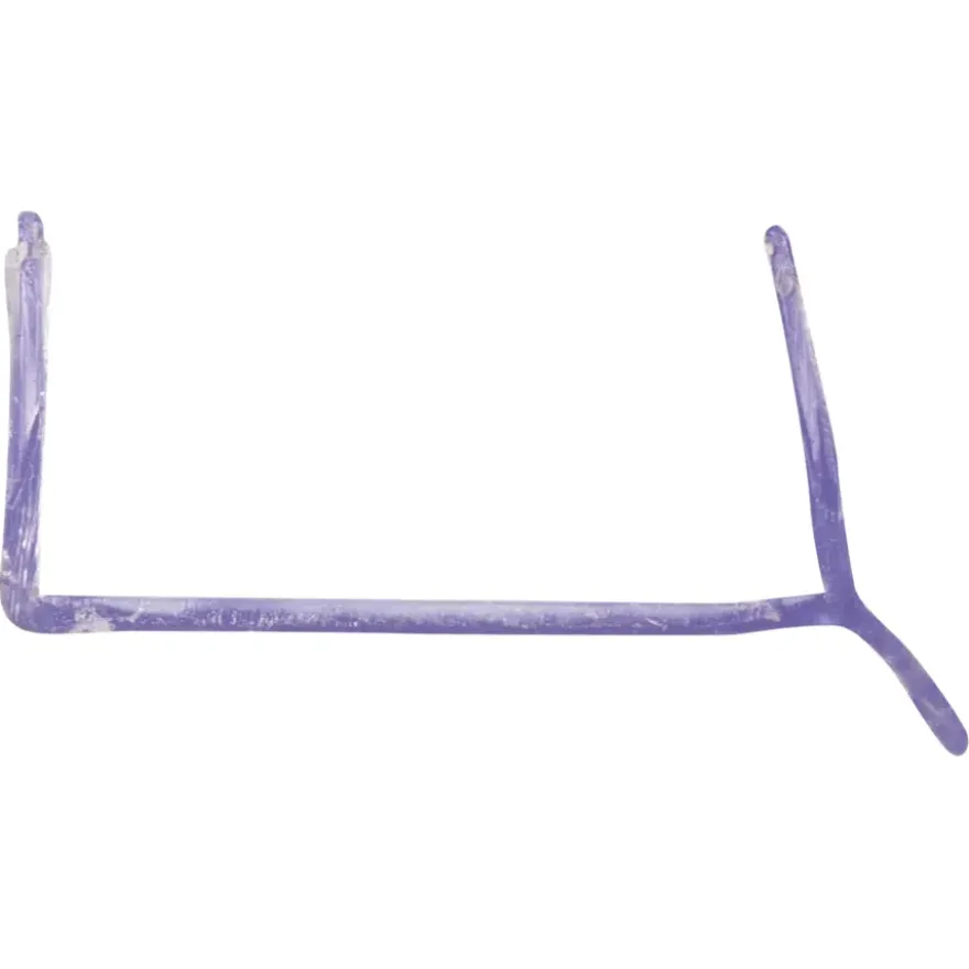 Keukenplintprofiel kunststof 9.5x20mm transparant lengte 260cm