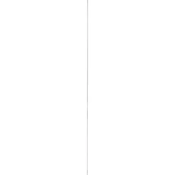 Keukenplintprofiel kunststof 9.5x20mm transparant lengte 260cm