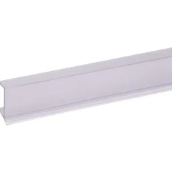 Keukenplintprofiel kunststof 9.5x20mm transparant lengte 260cm