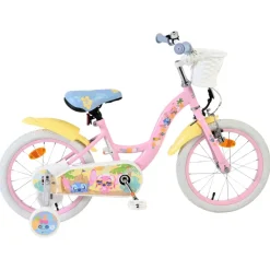 Kinderfiets Disney Stitch pink 16 inch
