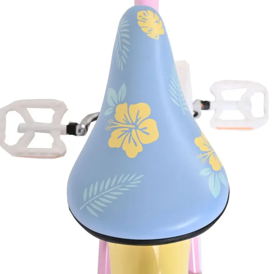 Kinderfiets Disney Stitch pink 16 inch