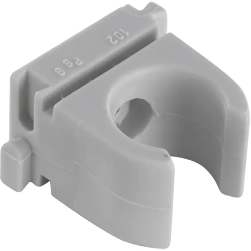 Klembeugel PVC 5/8 Grijs Slagvast 20 Stuks