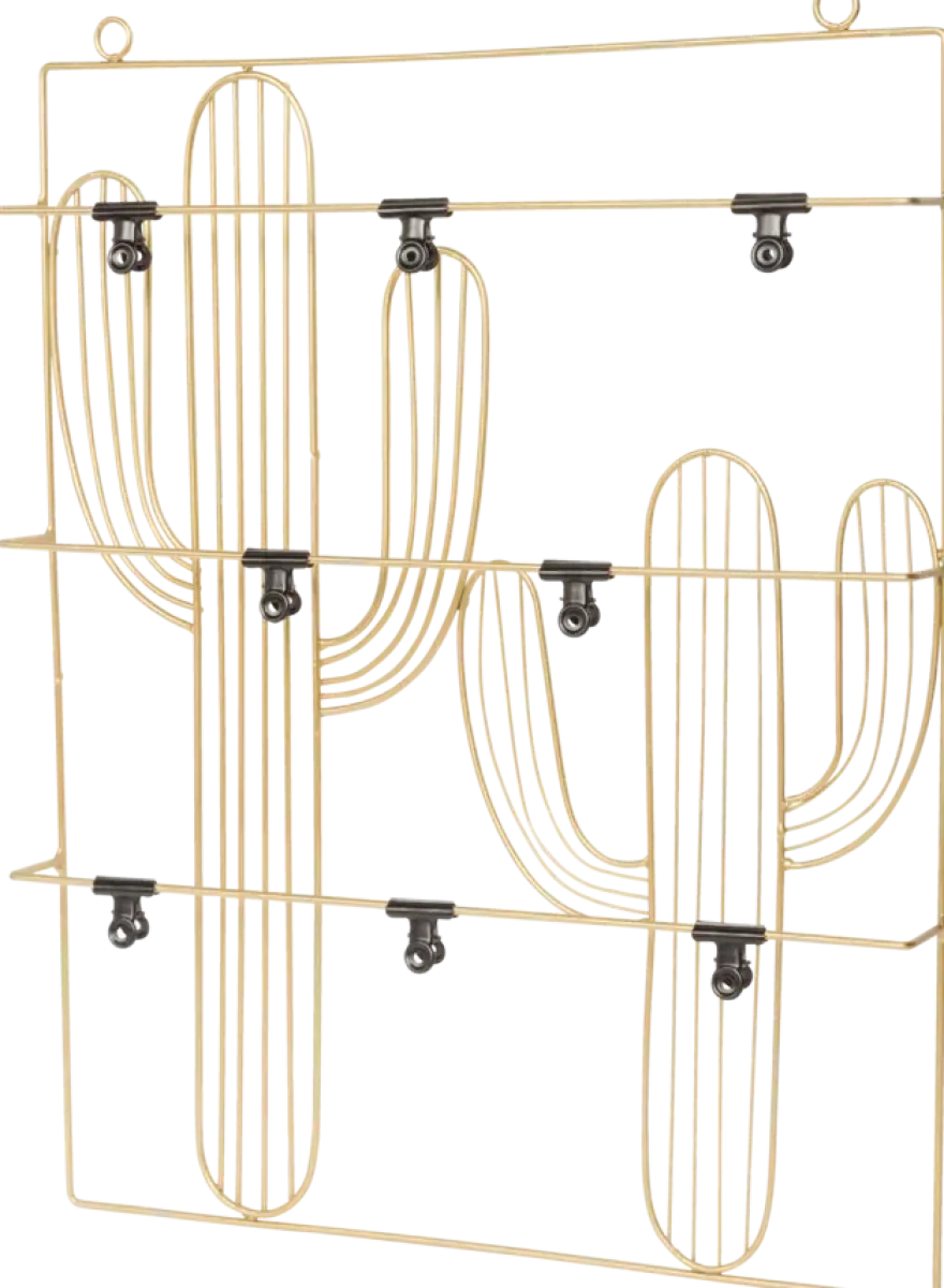 Klembord Cactus goud 40x52 cm (bxh)