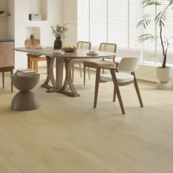 Kleurstaal click PVC Basic crème bruin houtlook