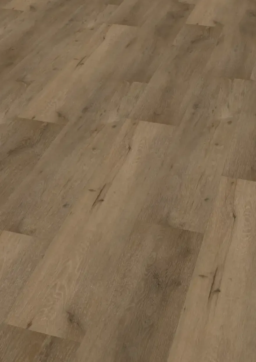 Kleurstaal click PVC Progetto Lazaro donkerbruin eiken houtlook