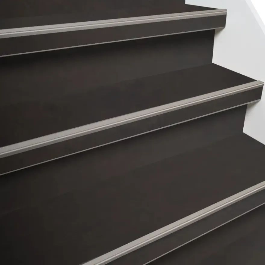 Kleurstaal Firststep Traprenovatie PVC Beton Zwart