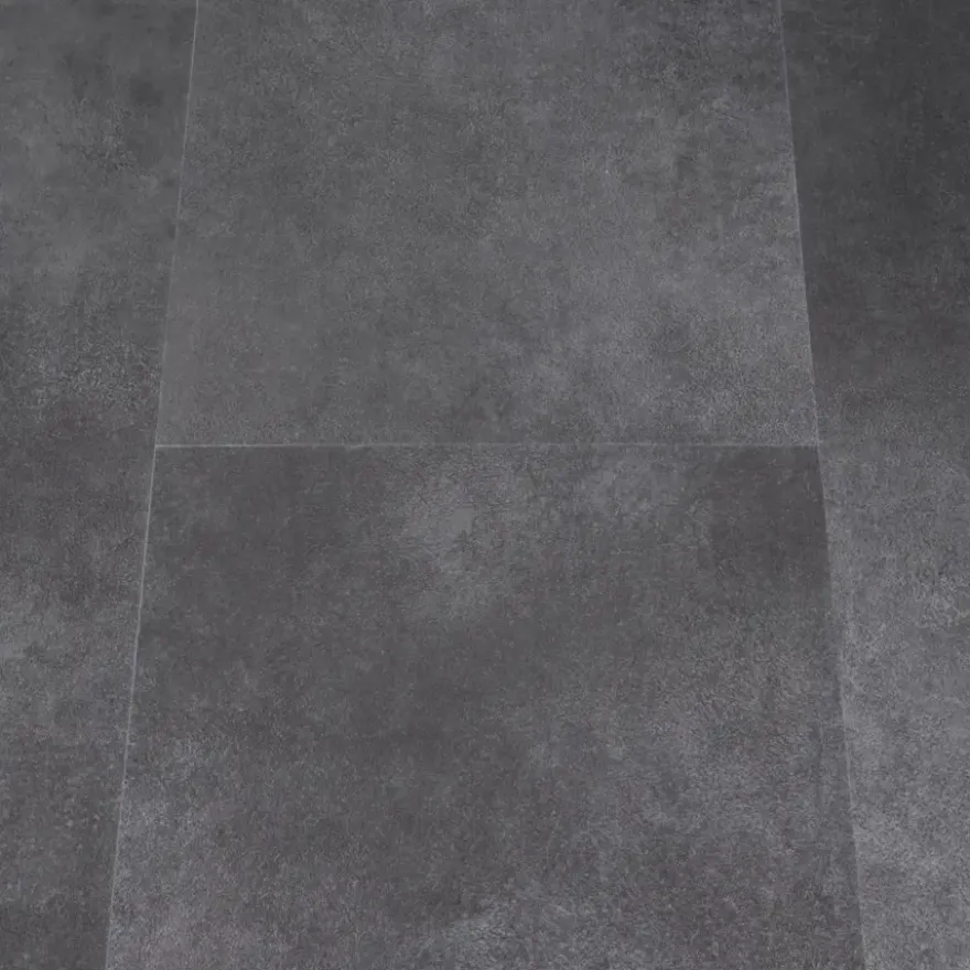 Kleurstaal Karwei click PVC Allora tegel donkergrijs betonlook