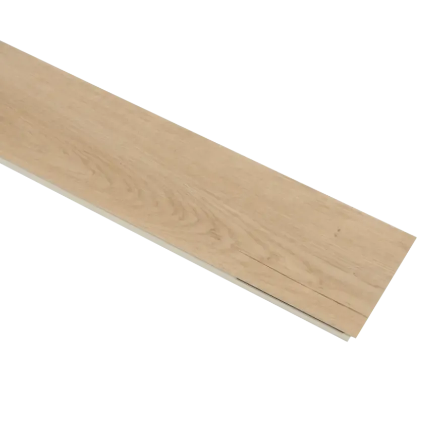 Kleurstaal Karwei click PVC Primera visgraat naturel eiken houtlook
