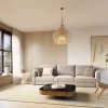 Kleurstaal lattenwand Decowall Acoustic ton sur ton natuur eiken 25x30cm