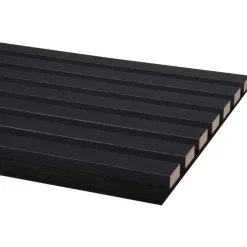 Kleurstaal lattenwand Decowall Acoustic lava eiken 25x30cm