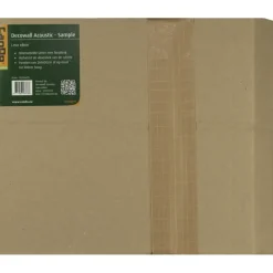 Kleurstaal lattenwand Decowall Acoustic lava eiken 25x30cm