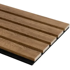 Kleurstaal lattenwand Decowall Advanced brons eiken 25x30cm