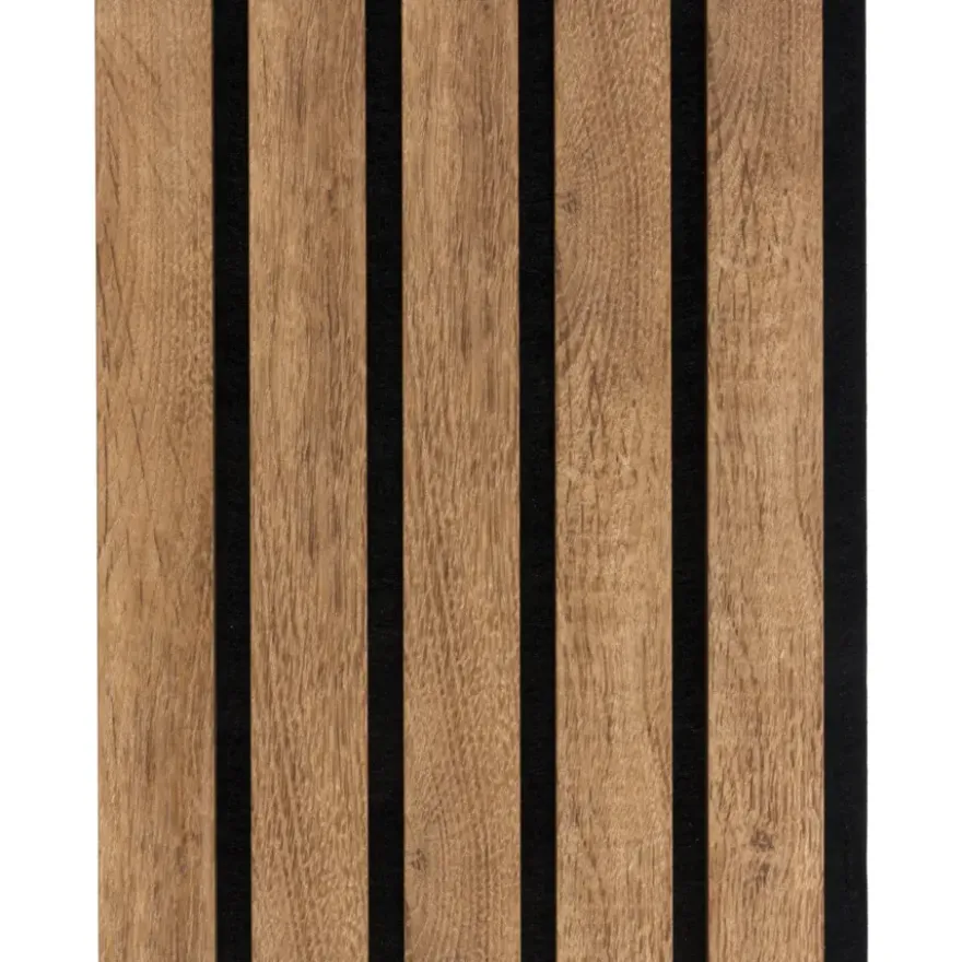 Kleurstaal lattenwand Decowall Advanced brons eiken 25x30cm